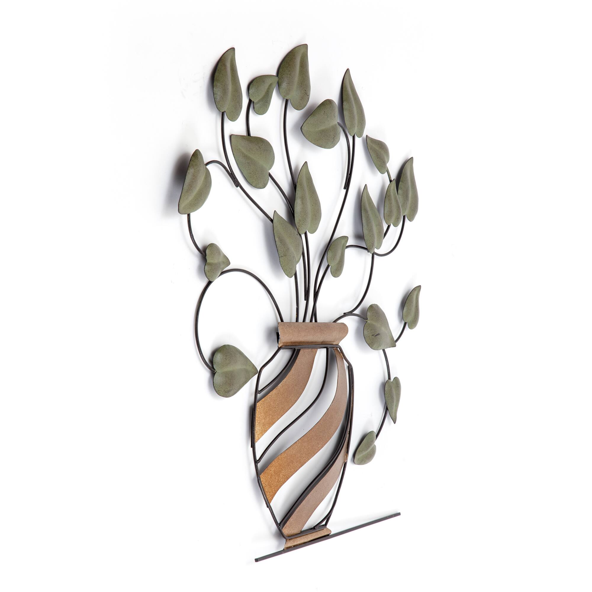 Habitat Decor 30" Betel Botanical Metal Wall Art
